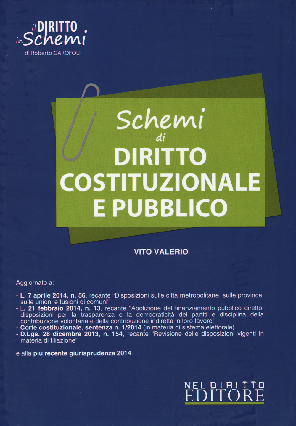 Schemi di diritto costituzionale e pubblico