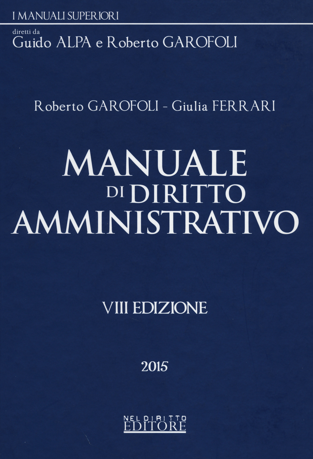 Manuale di diritto amministrativo