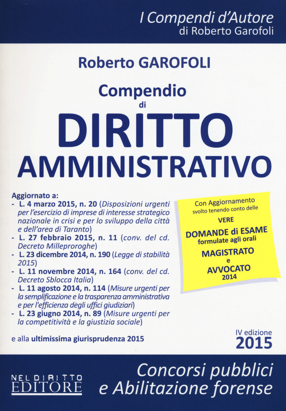 Compendio di diritto amministrativo