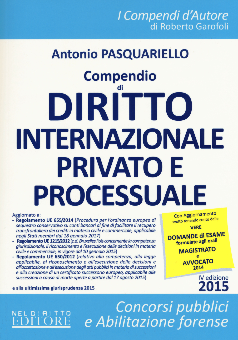 Compendio di diritto internazionale privato e processuale