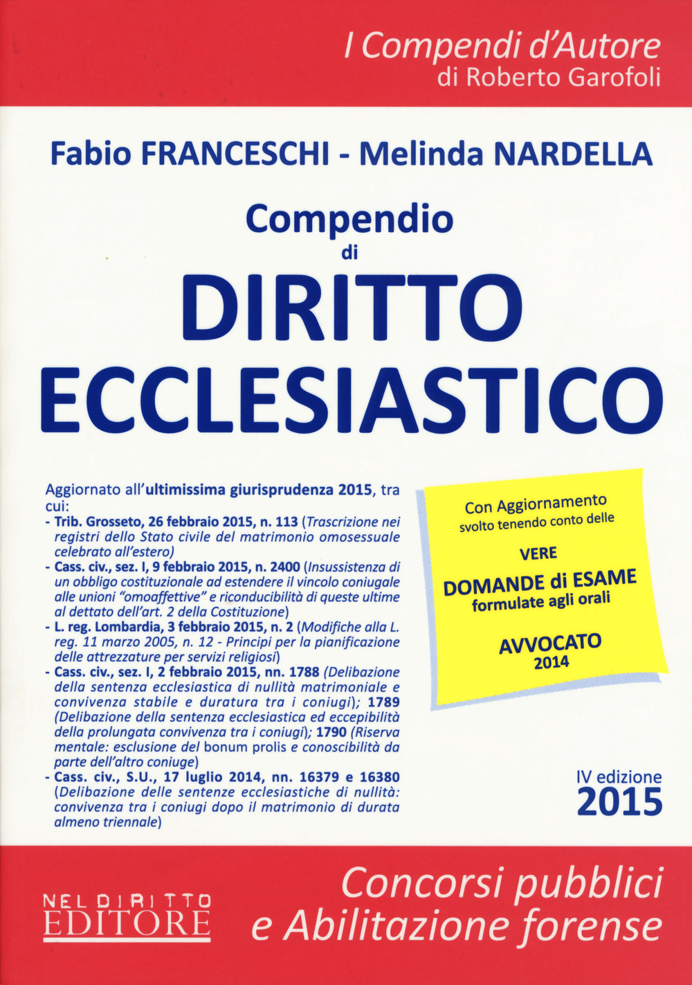 Compendio di diritto ecclesiastico