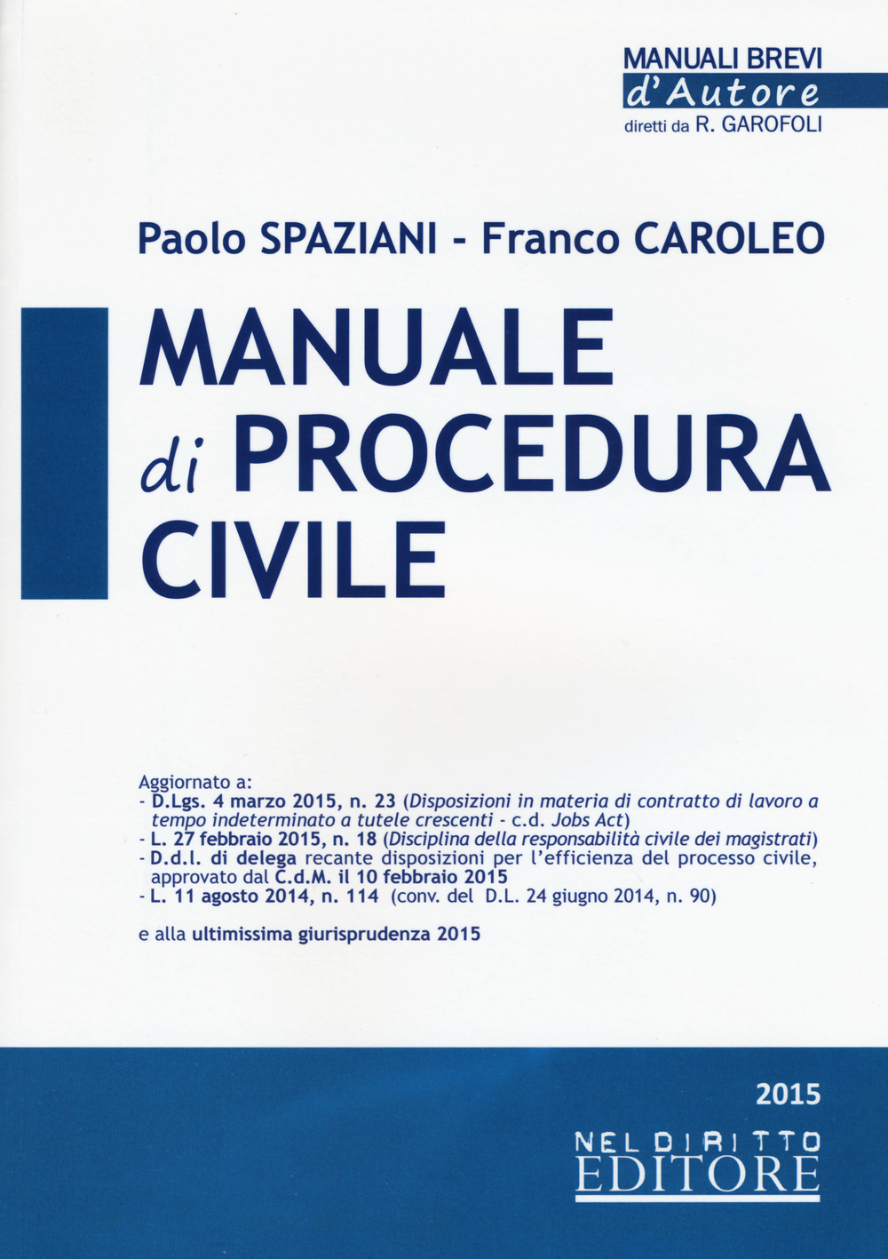 Manuale di procedura civile