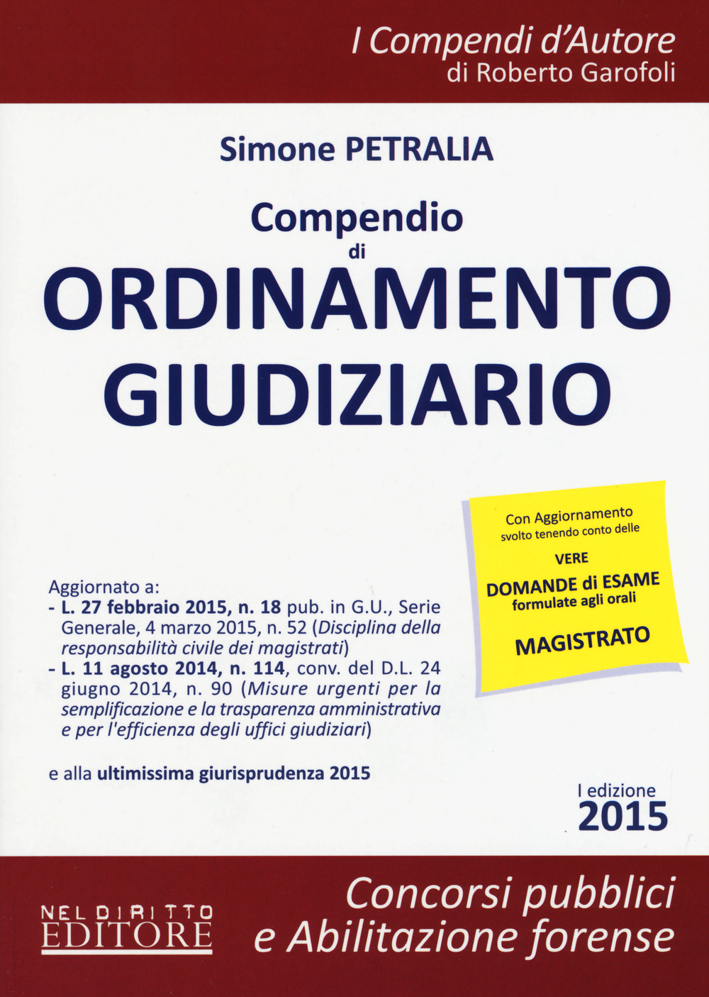 Compendio di ordinamento giudiziario