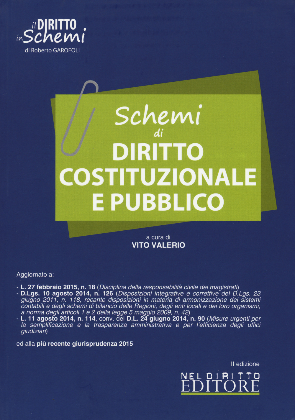 Schemi di diritto costituzionale e pubblico