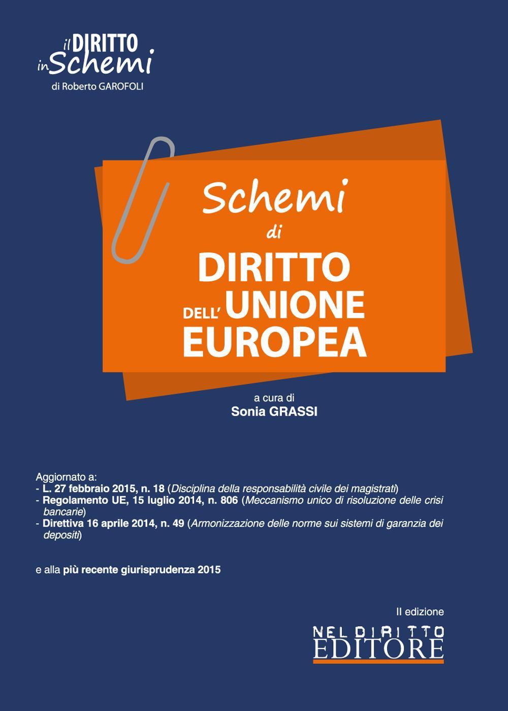 Schemi di diritto dell'Unione Europea