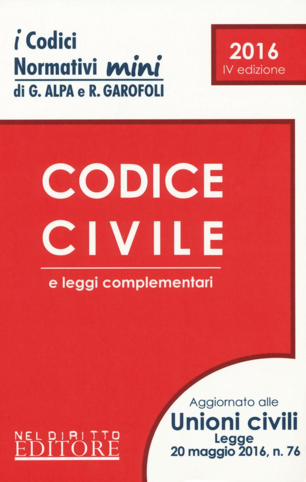 Codice civile e leggi complementari