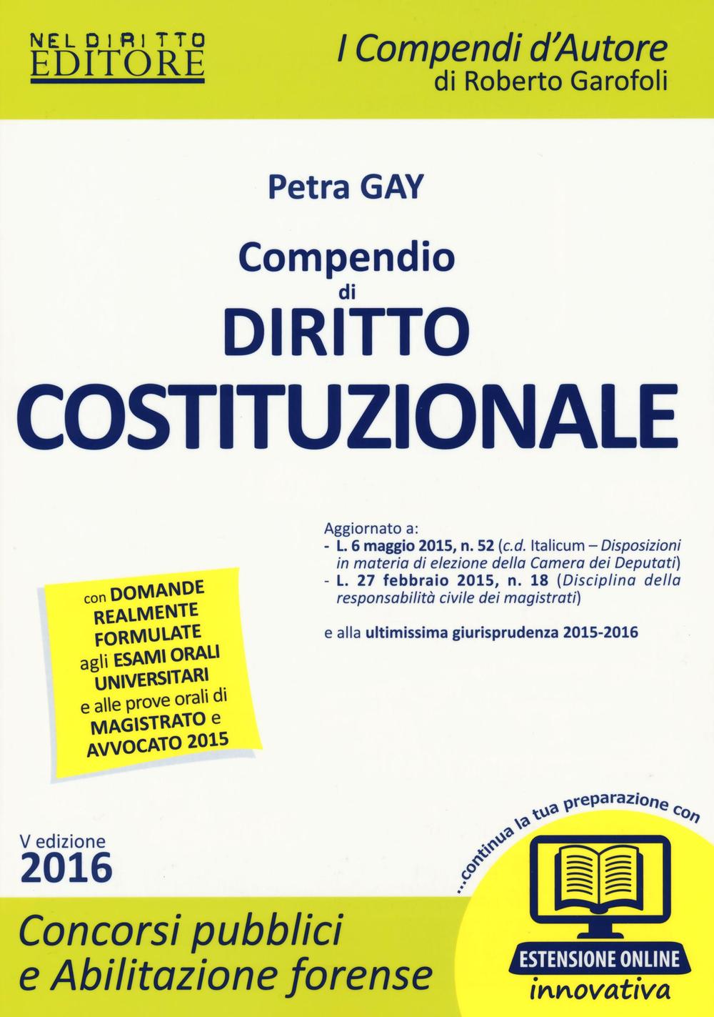 Compendio di diritto costituzionale