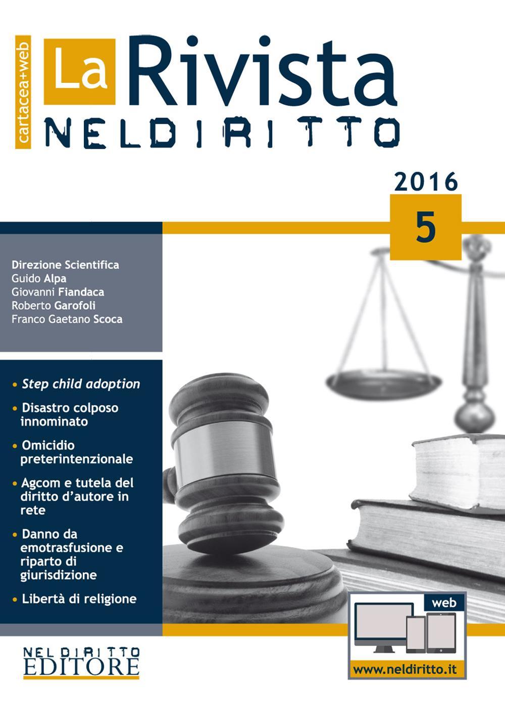 La rivista di Neldiritto. Vol. 5