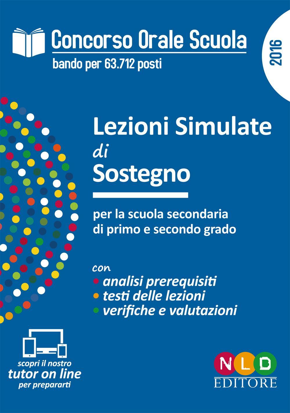Lezioni simulate di sostegno. Concorso orale scuola. Simulatore prova orale