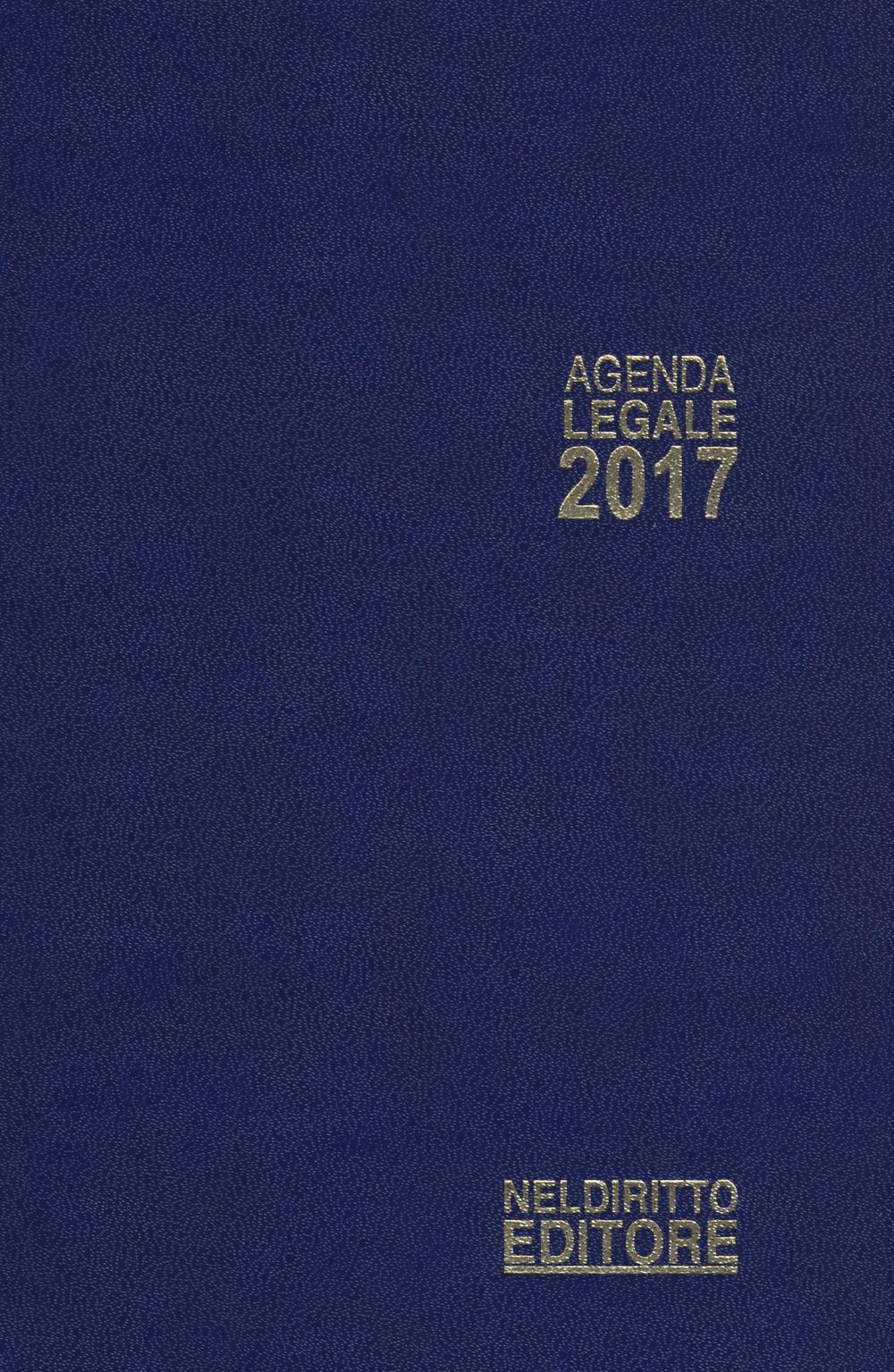 Agenda legale 2017 blu scuro. Ediz. minore