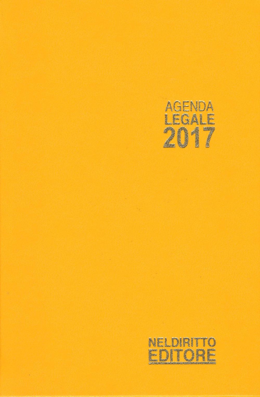 Agenda legale 2017 gialla. Ediz. minore