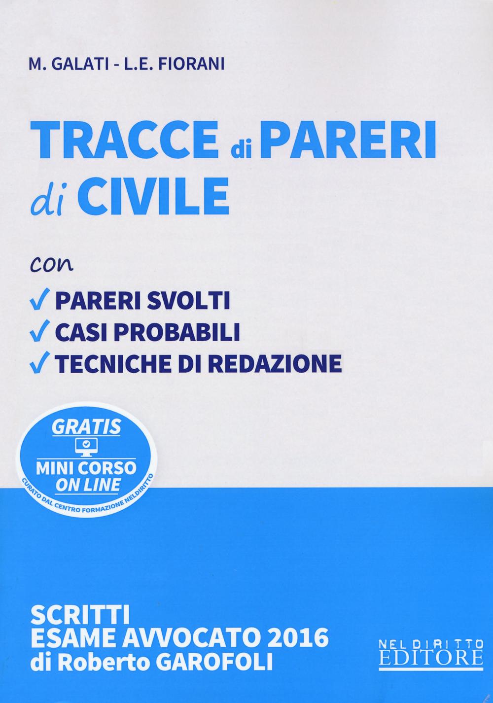 Tracce di pareri di civile