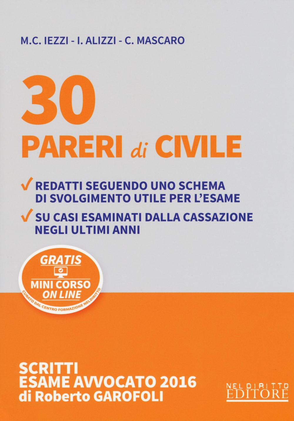 30 pareri di civile