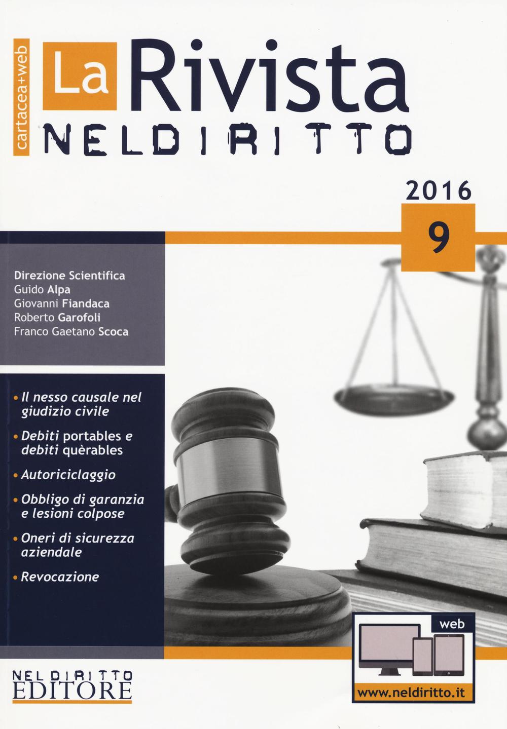 La rivista di Neldiritto. Vol. 9