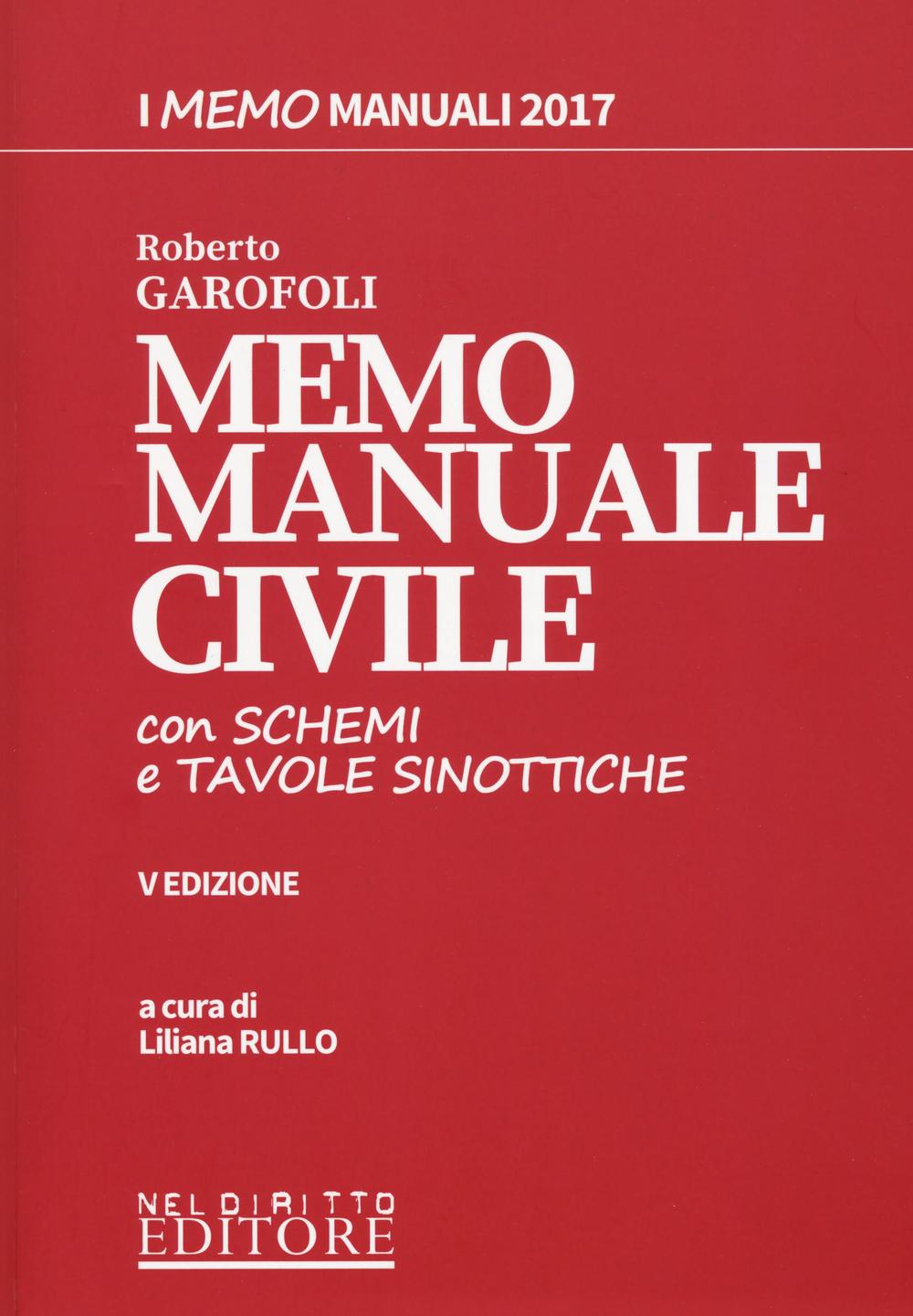 Memo manuale civile con schemi e tavole sinottiche