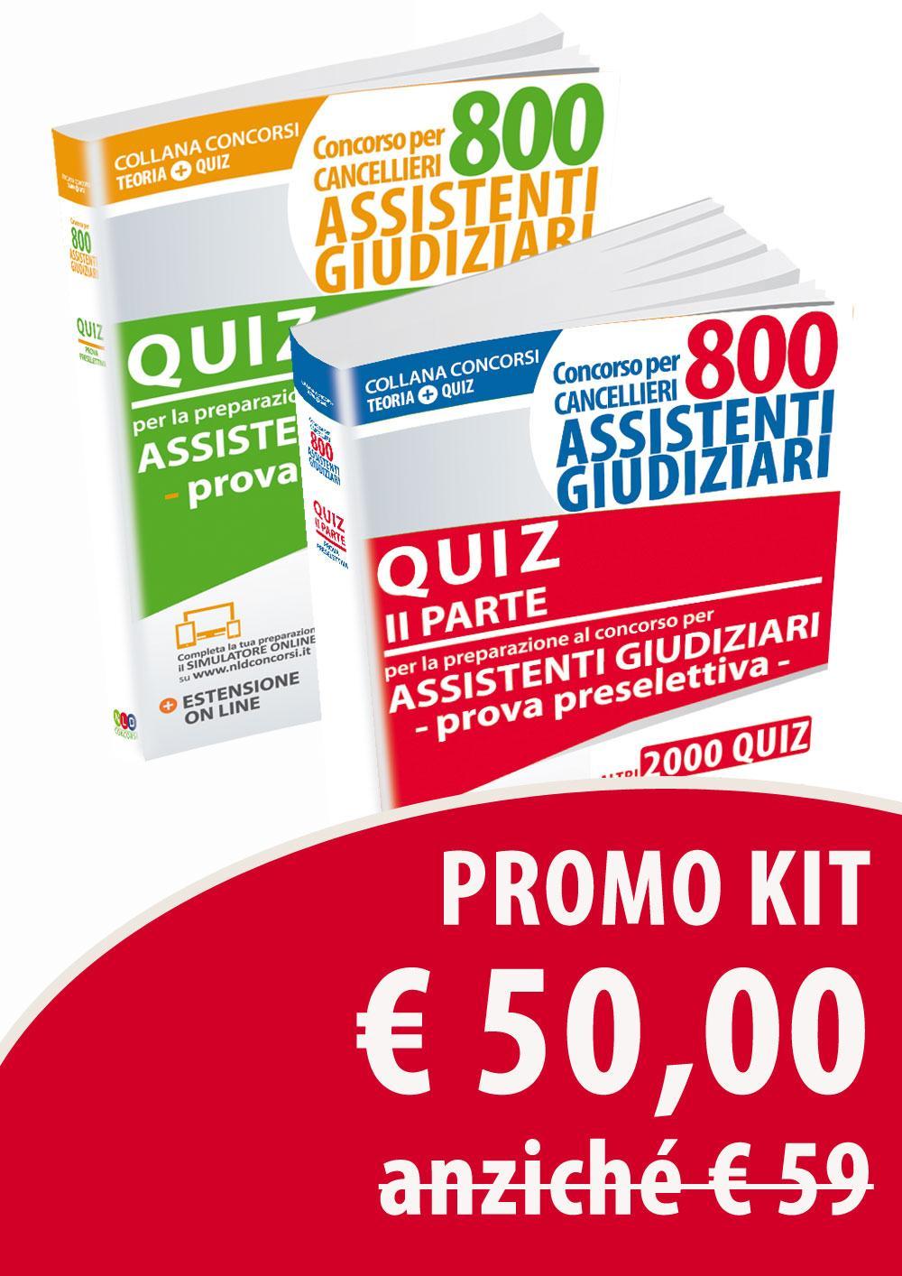 800 assistenti giudiziari. Manuale per la preparazione a tutte le prove concorsuali: preselettiva, scritta e orale