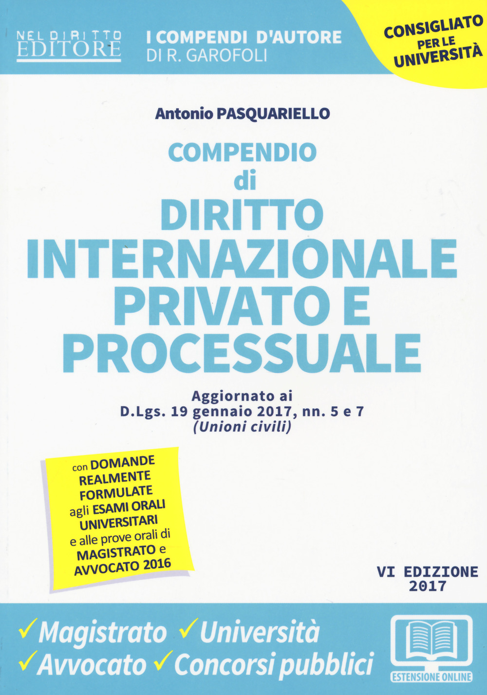 Compendio di diritto internazionale privato e processuale