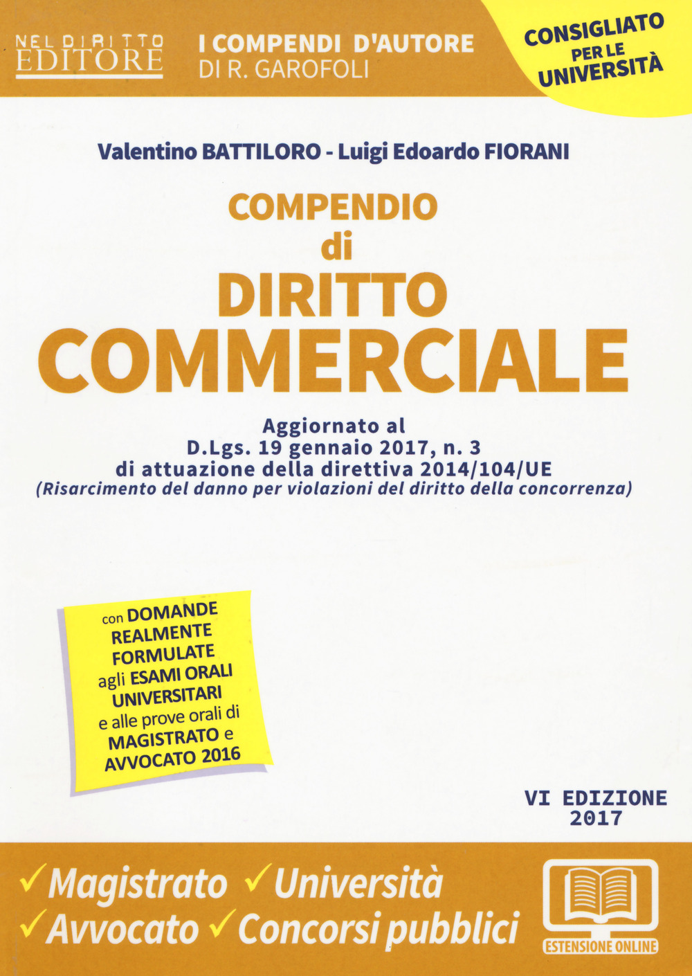 Compendio di diritto commerciale