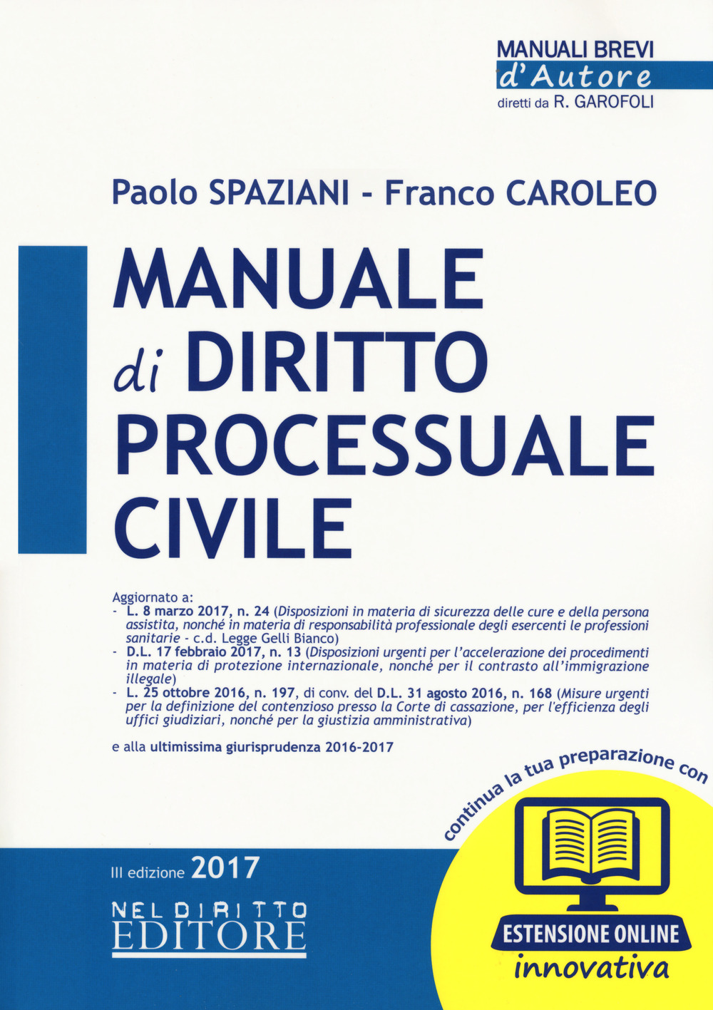 Manuale di diritto processuale civile