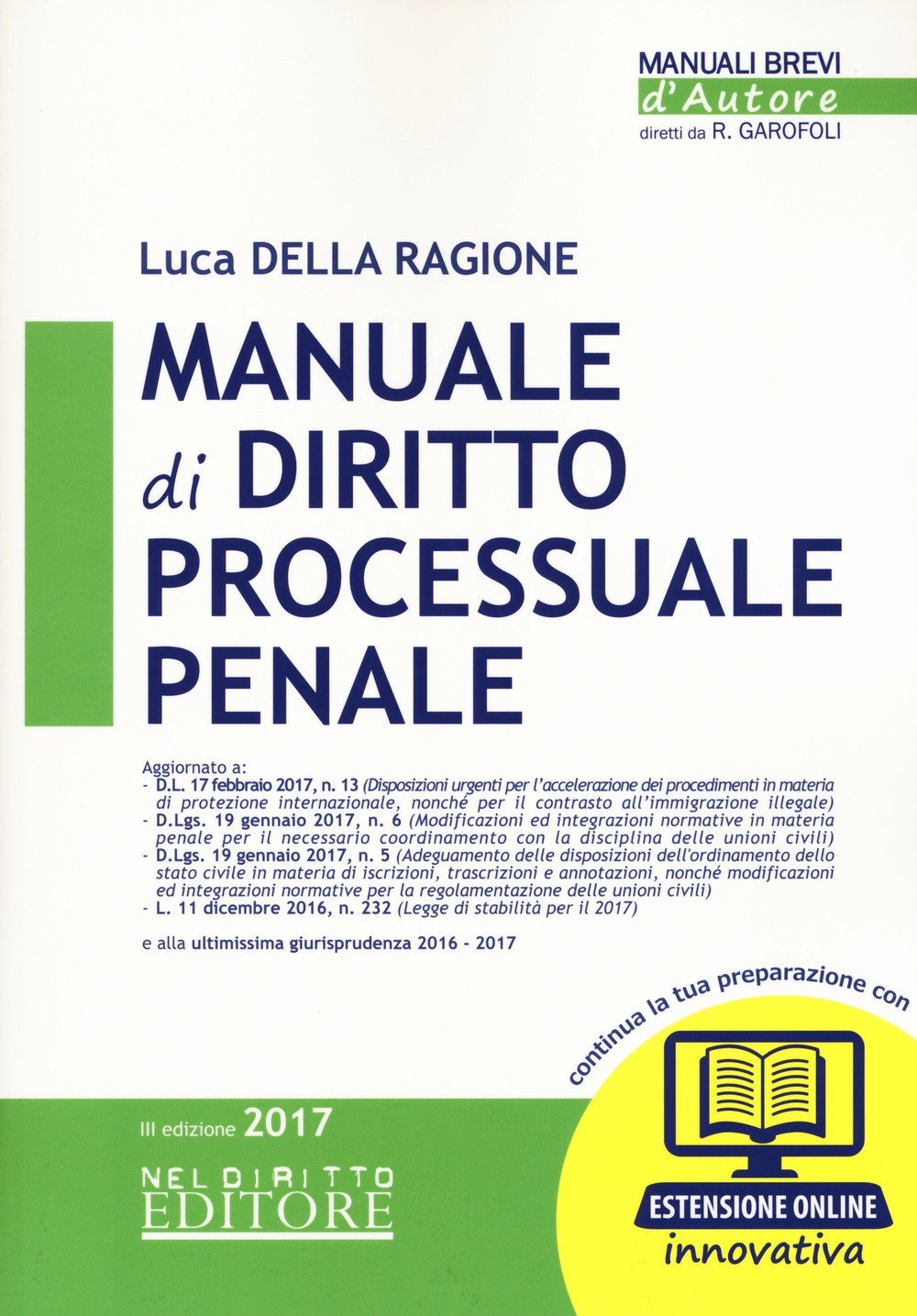 Manuale di diritto processuale penale