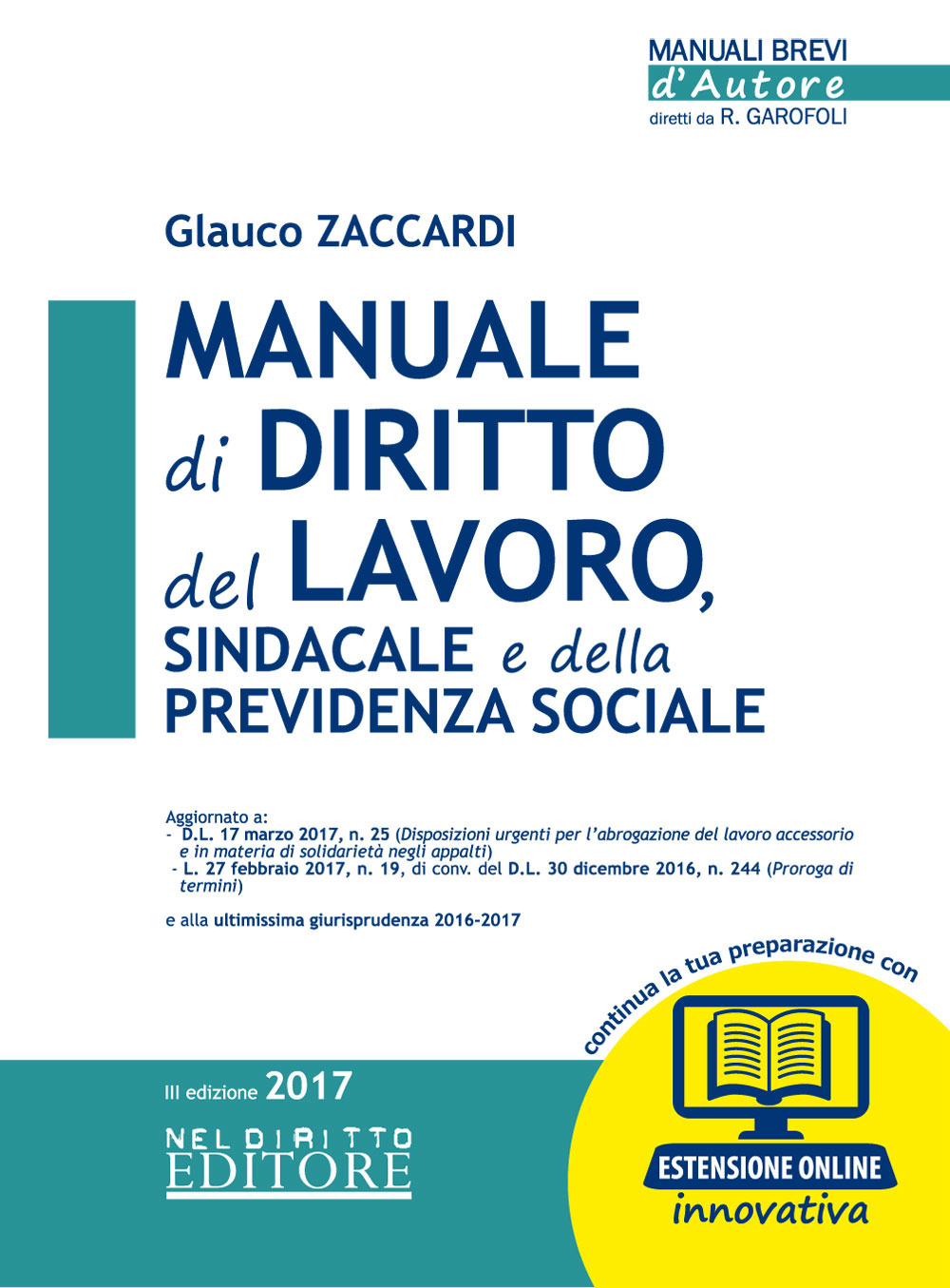 Manuale di diritto del lavoro, sindacale e della previdenza sociale