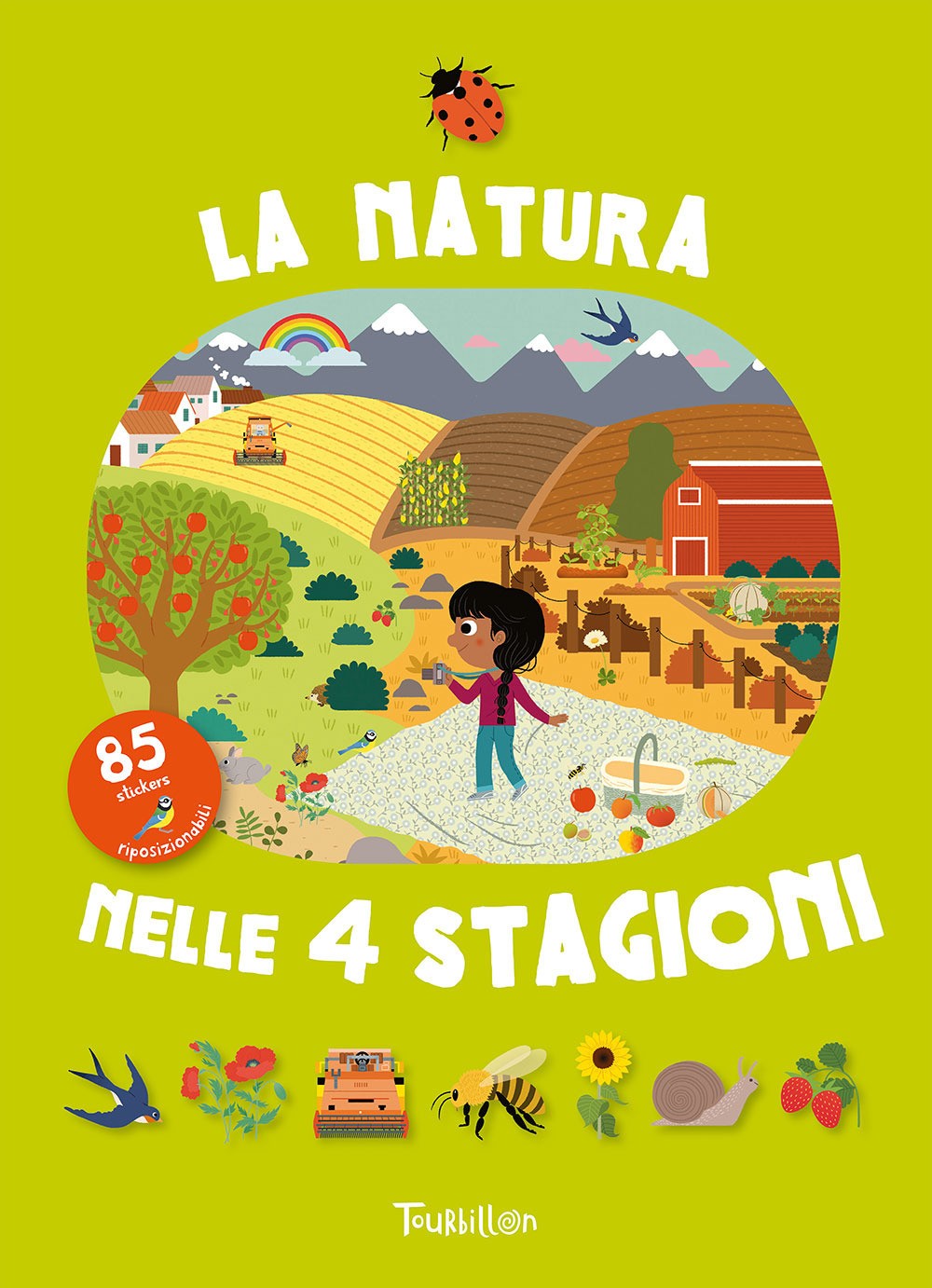 La natura nelle 4 stagioni. Con adesivi
