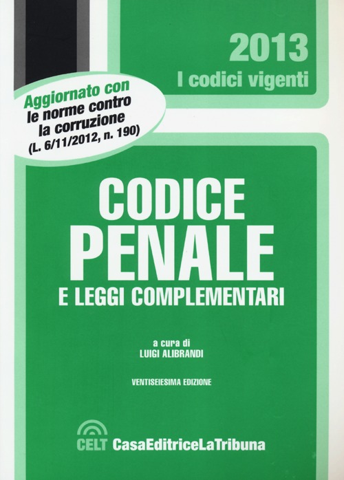 Codice penale e leggi complementari