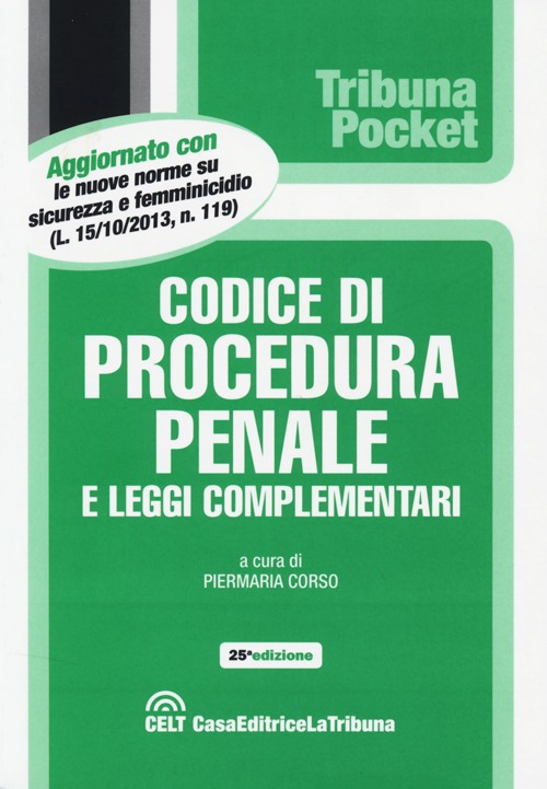 Codice di procedura penale e leggi complementari
