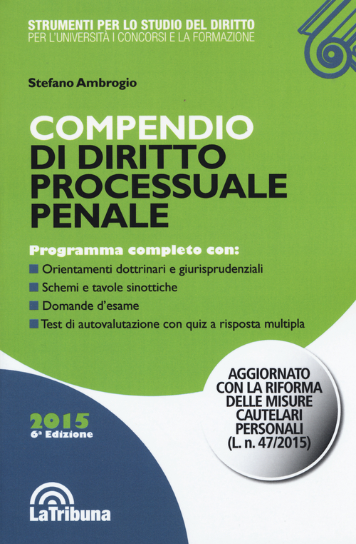 Compendio di diritto processuale penale
