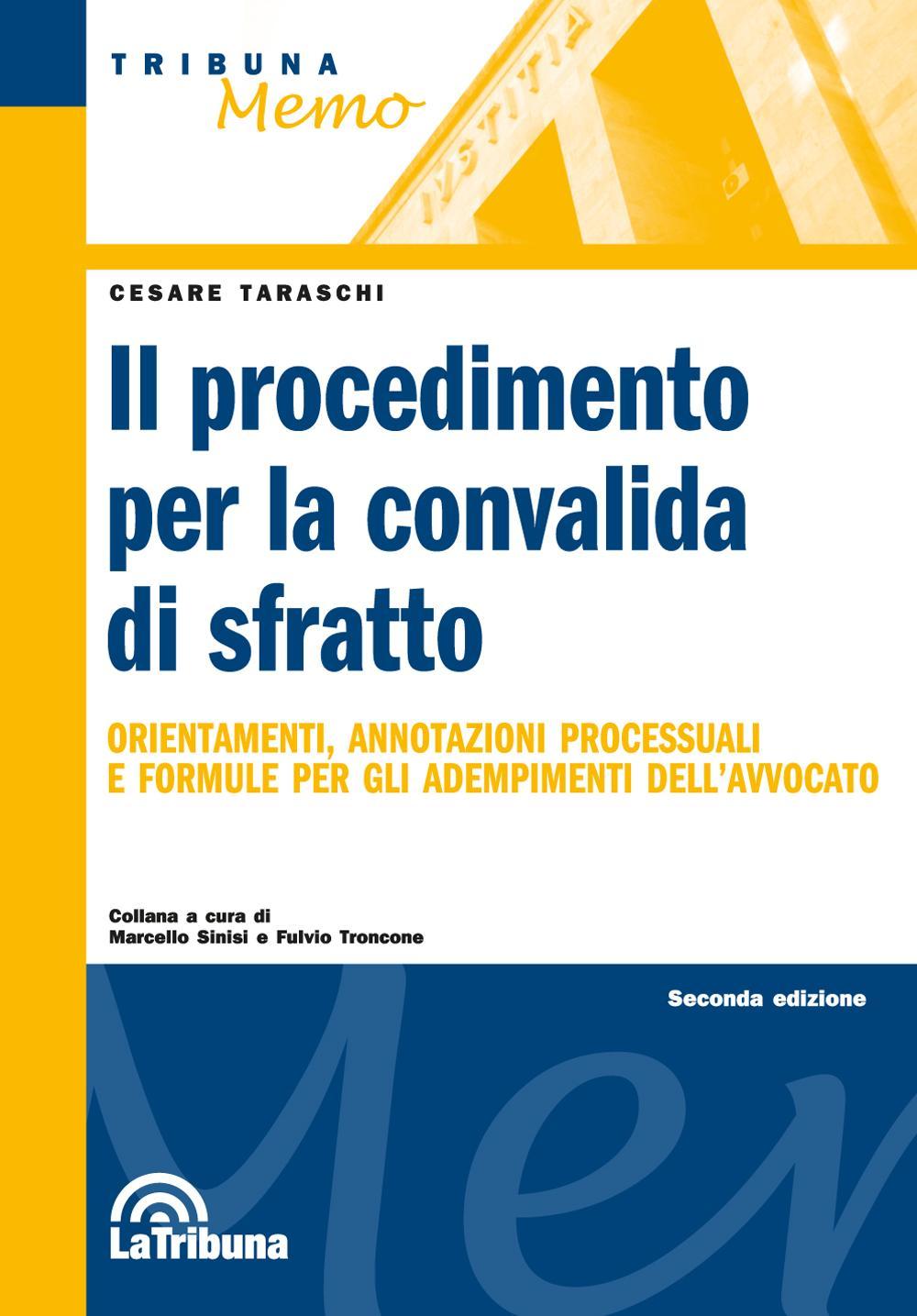 Il procedimento per la convalida di sfratto