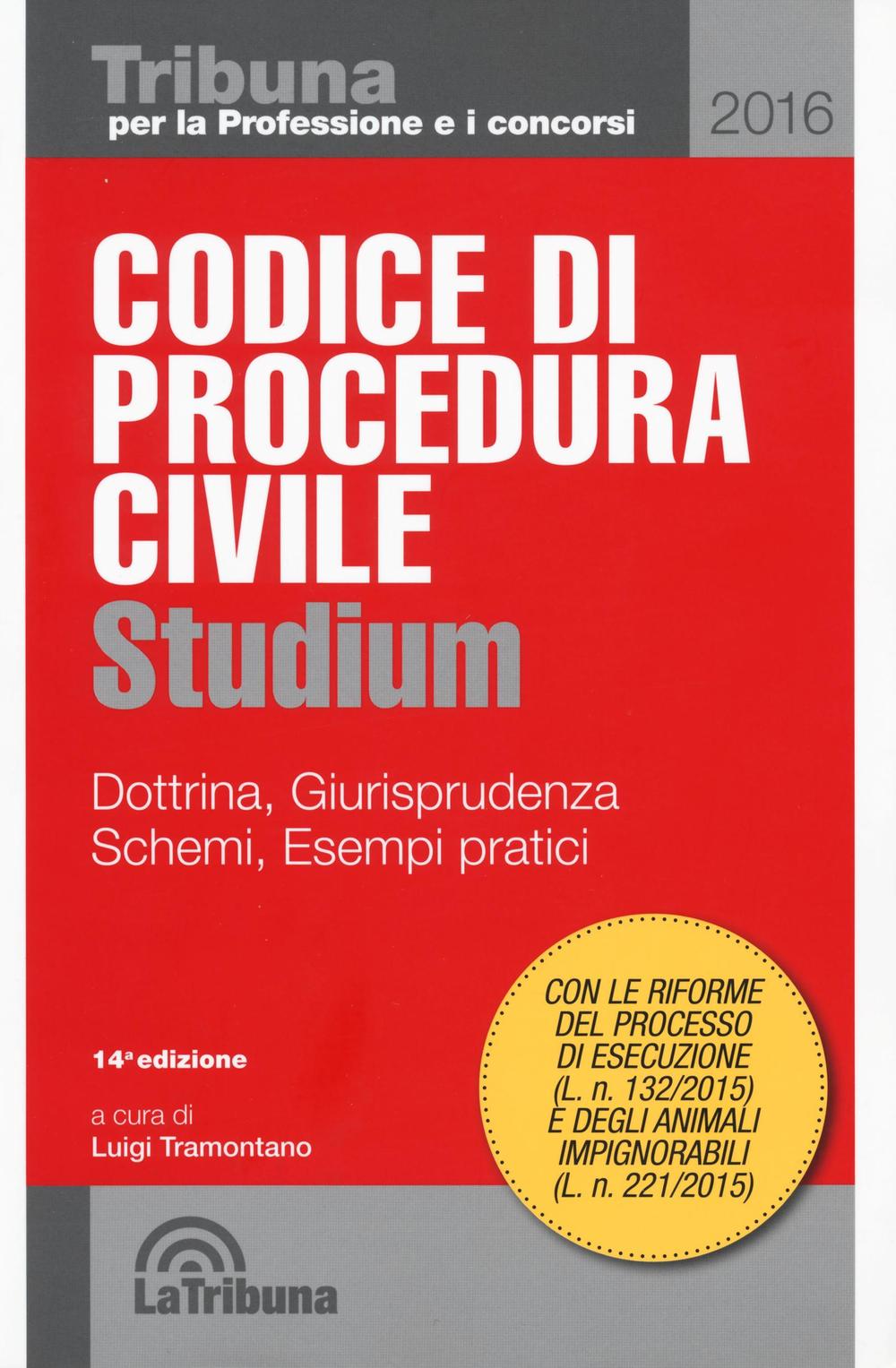 Codice di procedura civile. Dottrina, giurisprudenza, schemi, esempi pratici