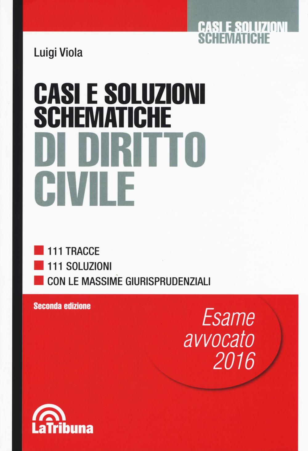 Casi e soluzioni schematiche di diritto civile