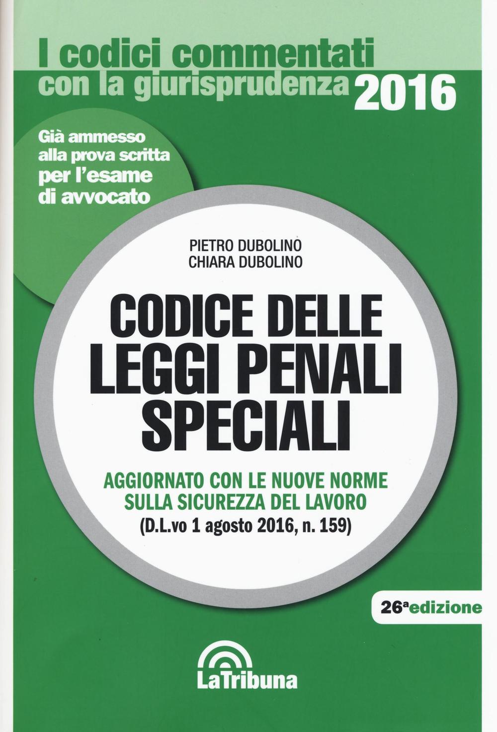 Codice delle leggi penali speciali