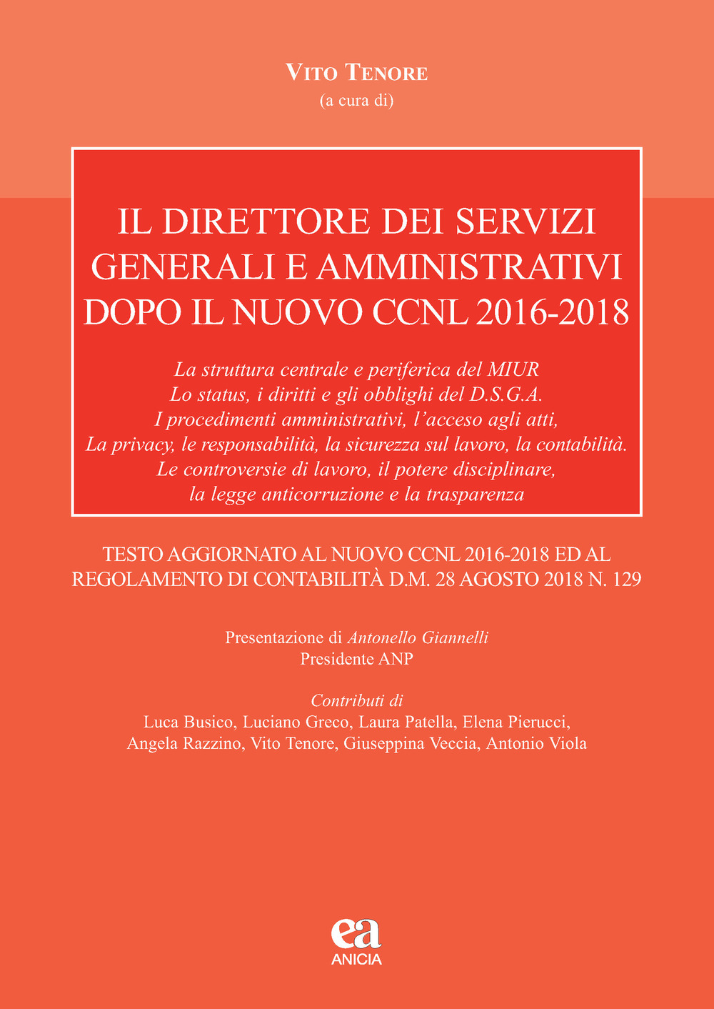 Il direttore dei servizi generali e amministrativi dopo il nuovo CCNL 2016-2018