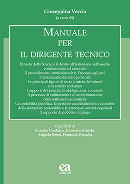 Manuale per il dirigente tecnico