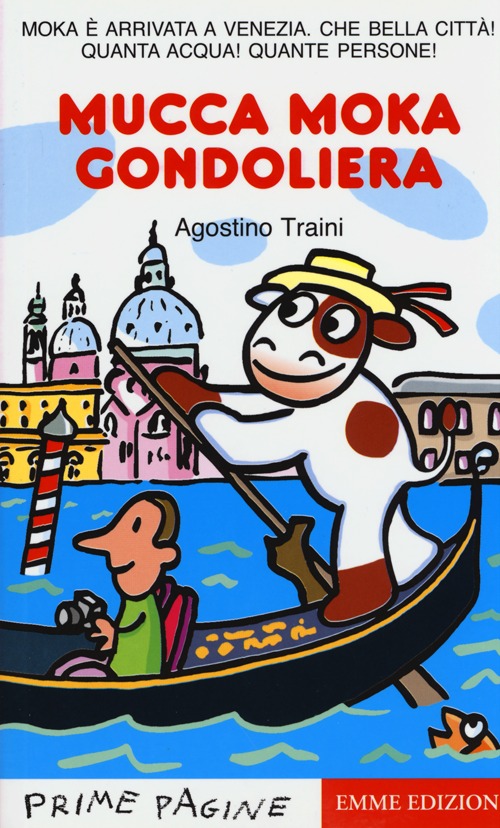 Mucca Moka gondoliera. Stampatello maiuscolo