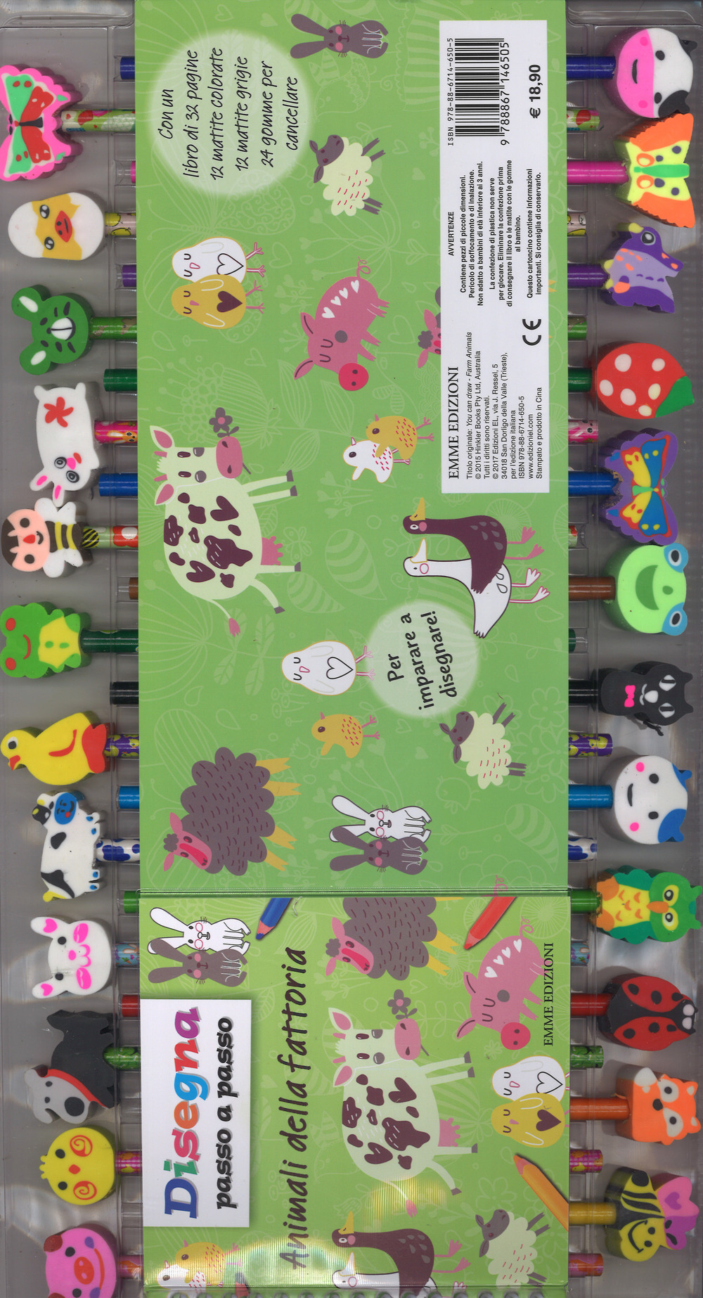 Animali della fattoria. Disegna passo a passo