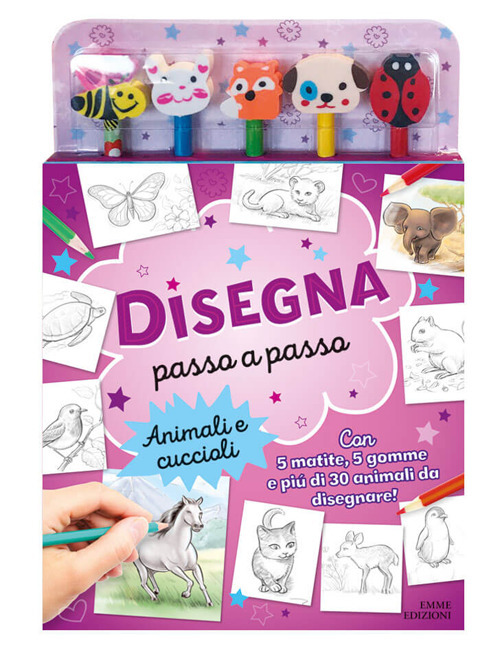 Animali e cuccioli. Disegna passo a passo