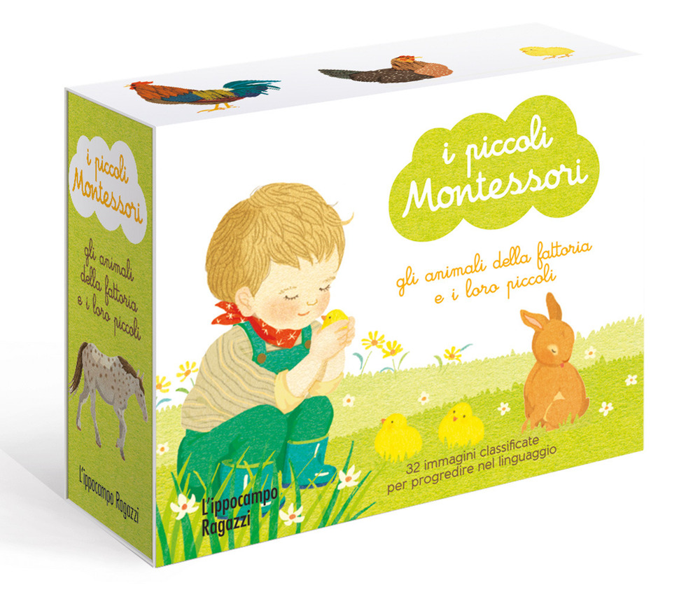 Gli animali della fattoria e i loro piccoli. I piccoli Montessori