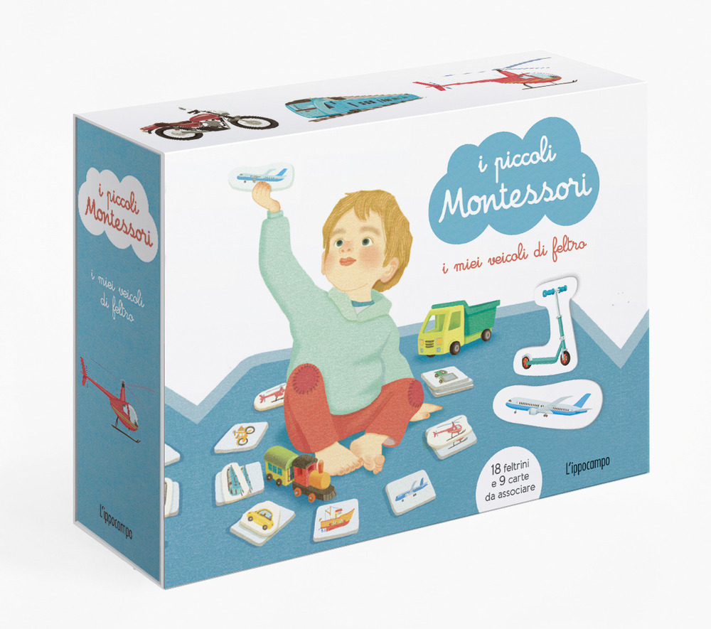 I miei veicoli in feltro. I piccoli Montessori