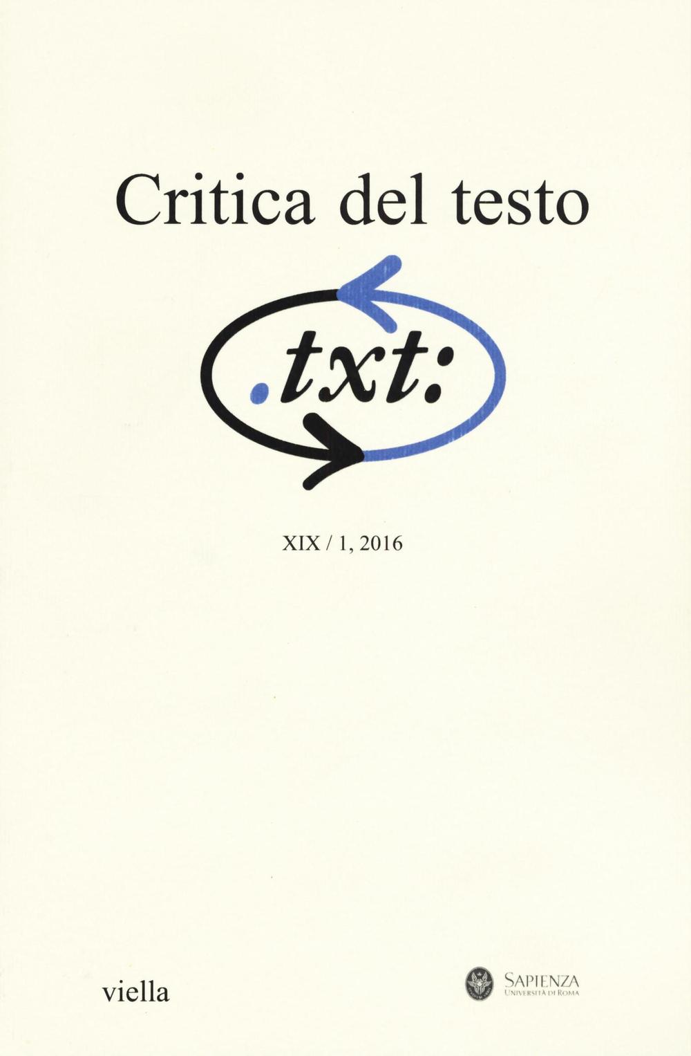 Critica del testo