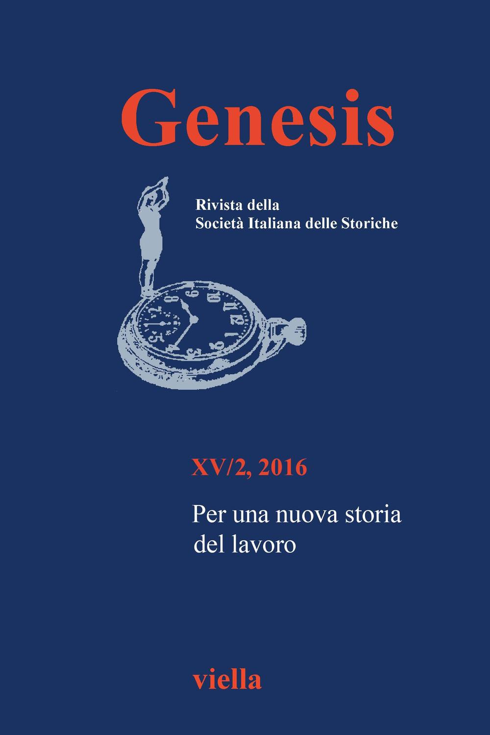 Genesis. Rivista della Società italiana delle storiche. Vol. 2: Per una nuova storia del lavoro