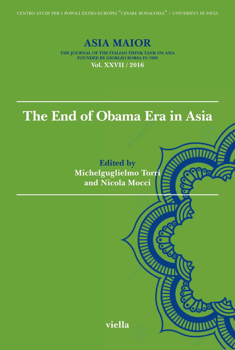 Asia maior. Vol. 27: The end of Obama Era in Asia