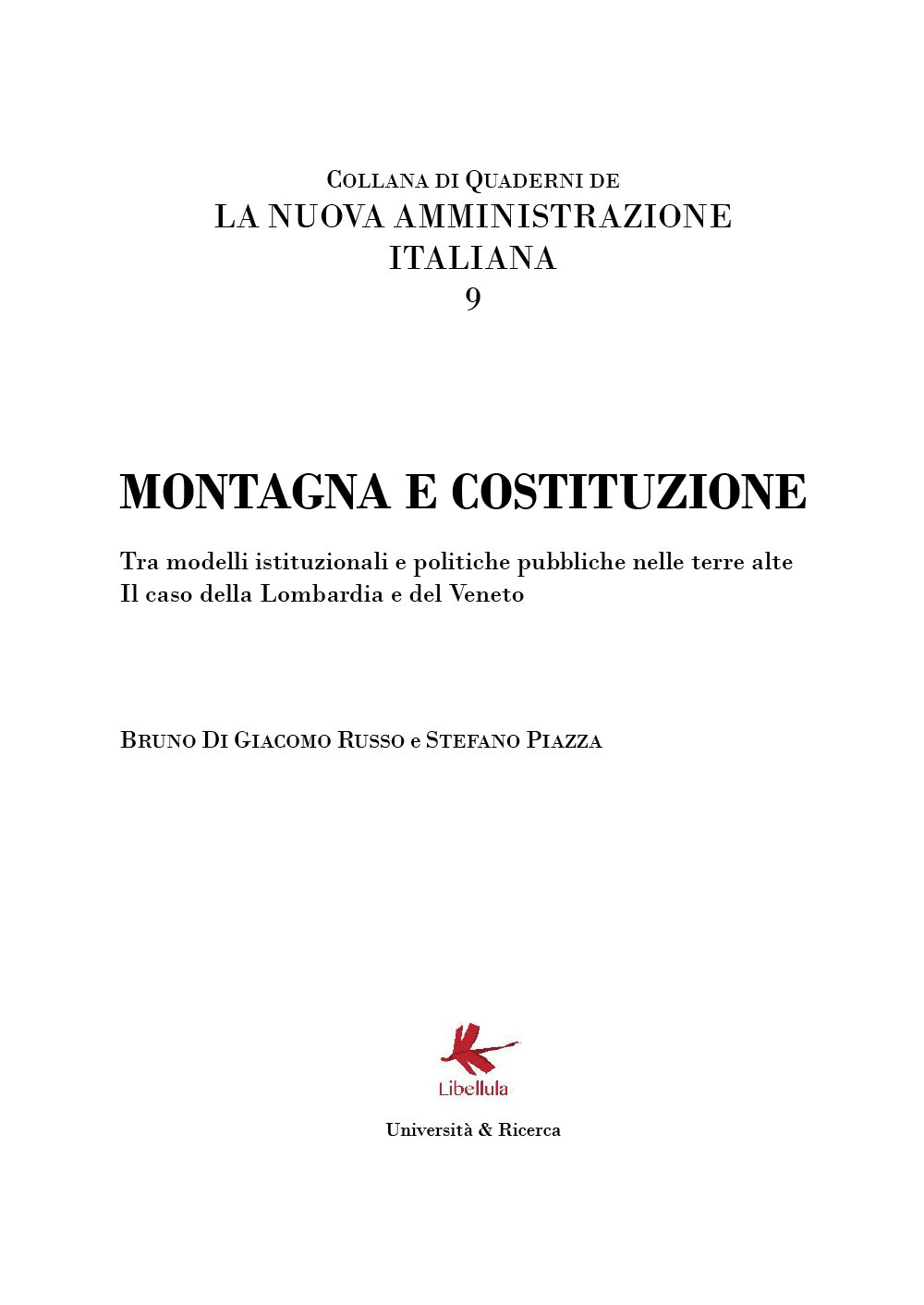 Montagna e Costituzione. La nuova Amministrazione italiana 9