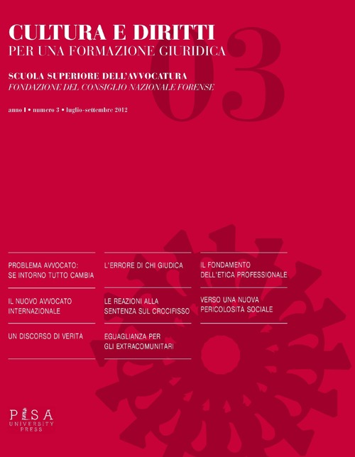 Cultura e diritti. Per una formazione giuridica. Vol. 3