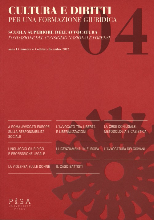 Cultura e diritti. Per una formazione giuridica. Vol. 4