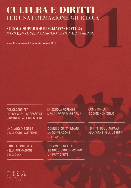 Cultura e diritti. Per una formazione giuridica. Vol. 1