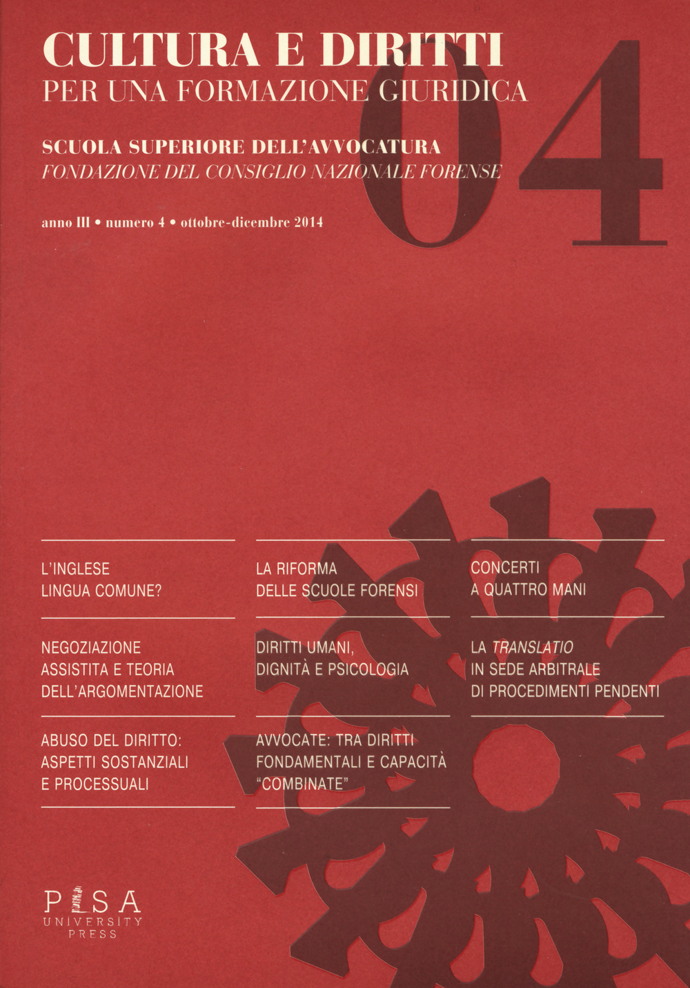 Cultura e diritti. Per una formazione giuridica. Vol. 4