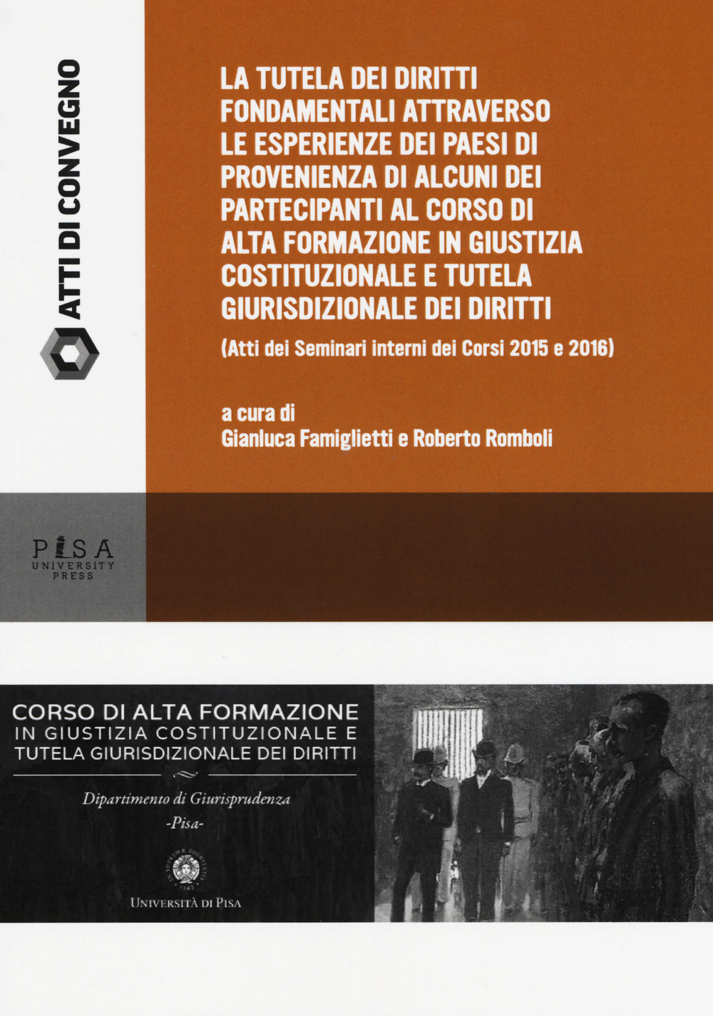 Esperienze di tutela dei diritti fondamentali a confronto. Seminario interno del Corso di Alta Formazione in Giustizia costituzionale, anno 2017