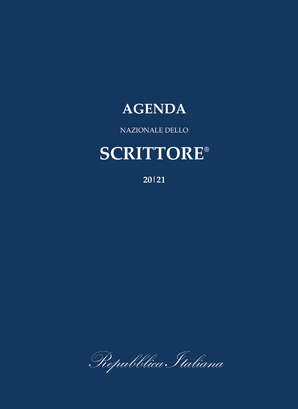 Agenda nazionale dello scrittore. Anno 2020/2021
